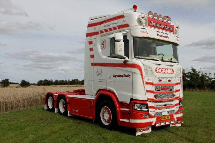 ギャラリービューアに画像をロードする, 【予約】2020年8-10月以降発売予定Christian Saaby Scania Next Gen S-serie Highline 6x2トラック トラクタ TEKNO 1/50 建設機械 模型ミニカー はたらく車重機
