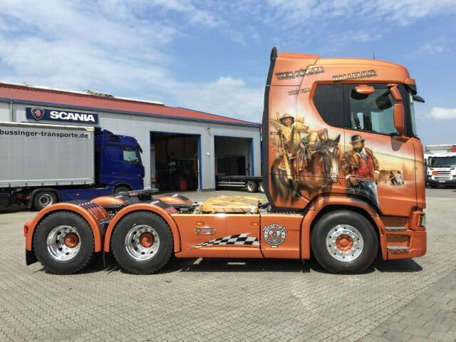ギャラリービューアに画像をロードする, 【予約】2021年4-6月以降発売予定Furtmeier Transport Scania Next Gen 6x2 met 2-assige Meiller kipperトラック /Tekno 建設機械模型 工事車両 1/50 ミニチュア