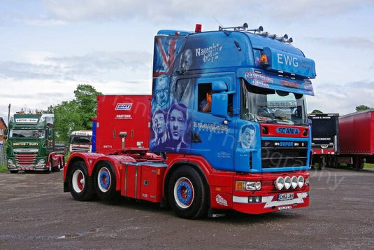 【予約】12月以降発売予定Gardner, E.W. (Naughty Boys) Scania 4-serie Topline 6x2トラック トラクタ/TEKNO 1/50 建設機械 模型ミニカー はたらく車 重機