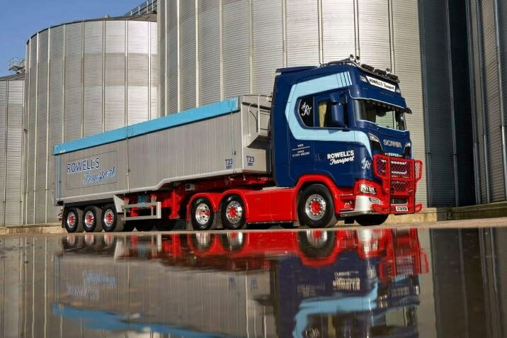 ギャラリービューアに画像をロードする, 【予約】2021年1月-3月以降発売予定Rowell's Transport Scania Next Gen S-serie Highline met Muldoon kip-oplegger