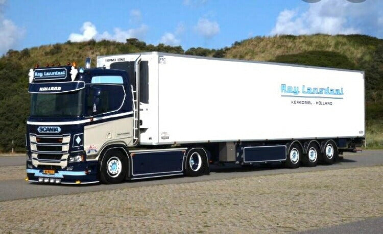 ギャラリービューアに画像をロードする, 【予約】10-12月以降発売予定Lansdaal, Roy Scania Next Gen. R-serie met zamac koelopleggerトラック /Tekno 1/50 建設機械 模型ミニカー はたらく車 重機