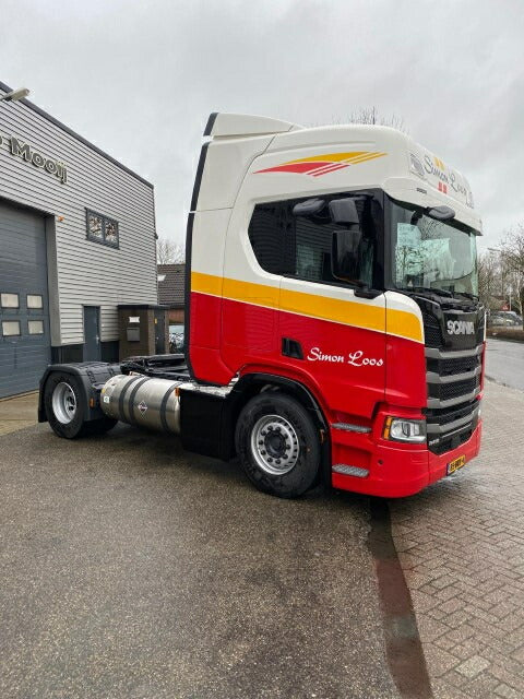 ギャラリービューアに画像をロードする, 【予約】10-12月以降発売予定Hoeven, Patrick van der Scania Topline motorwagen met 3-assige schamelaanhanger トラック /Tekno 建設機械模型 工事車両 1/50 ミニカー