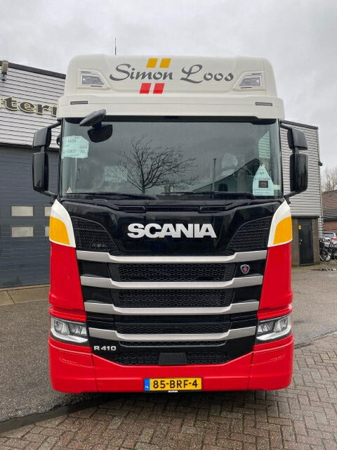 ギャラリービューアに画像をロードする, 【予約】10-12月以降発売予定Hoeven, Patrick van der Scania Topline motorwagen met 3-assige schamelaanhanger トラック /Tekno 建設機械模型 工事車両 1/50 ミニカー