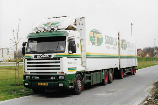 【予約】2021年2月以降発売予定Soonius Scania Streamline 143-420 rigid truck 3軸トレーラー トラック/TEKNO 1/50 建設機械 模型ミニカー  はたらく車 重機