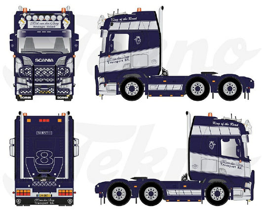 【予約】12月以降発売予定M. van den Bergトラック トラクタ/TEKNO 1/50 建設機械 模型ミニカー  はたらく車 重機