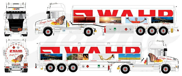 ギャラリービューアに画像をロードする, 【予約】2021年2月以降発売予定Wahr Fritz Scania Torpedo Topline met 3-assige brandstof oplegger トラック/TEKNO 1/50 建設機械 模型ミニカー はたらく車 重機