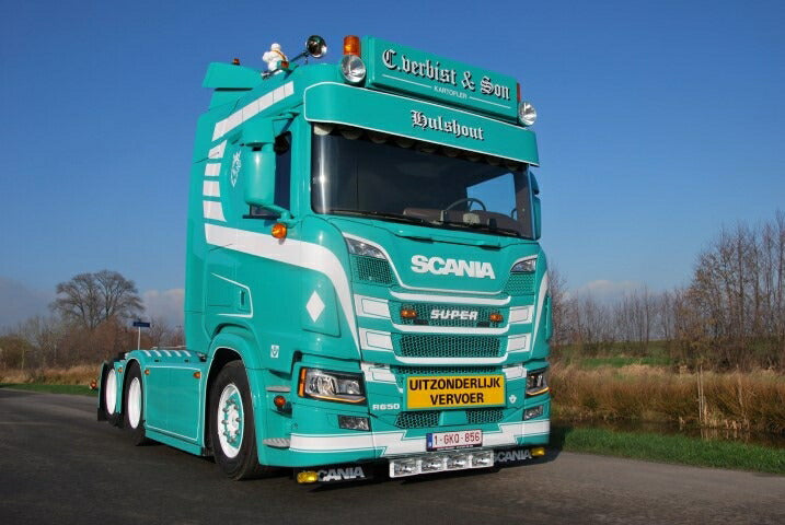 ギャラリービューアに画像をロードする, 【予約】12月以降発売予定Verbist Scania Next Gen R650 Highline with potato-semitrailer with loadトラック /TEKNO 1/50 建設機械 模型ミニカー はたらく車 重機