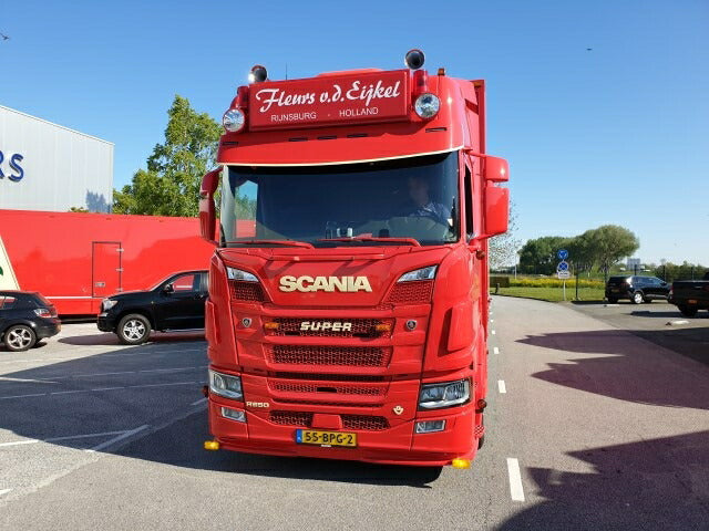 ギャラリービューアに画像をロードする, 【予約】2021年1-3月以降発売予定Eijkel, Fleurs van den Scania Next Gen R650 Highline met 2-assige wipkarトラック トレーラー/TEKNO 1/50 建設機械 模型ミニカー はたらく車 重機