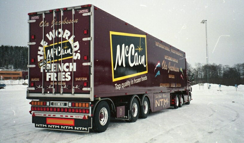 ギャラリービューアに画像をロードする, Ola Jacobssen Scania 4 Serie Topline Ekeri 冷凍トレーラー / TEKNO 1/50 建設機械模型 工事車両