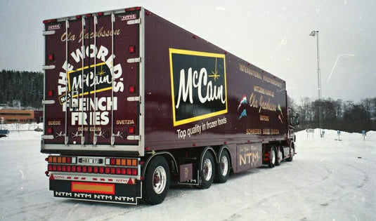 Ola Jacobssen Scania 4 Serie Topline Ekeri 冷凍トレーラー / TEKNO 1/50 建設機械模型 工事車両
