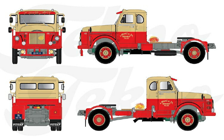 ギャラリービューアに画像をロードする, 【予約】2021年2月以降発売予定Braas A & Zn. Volvo L495 Titan 4x2 sleeper cab トラック/TEKNO 1/50 建設機械 模型ミニカー はたらく車 重機