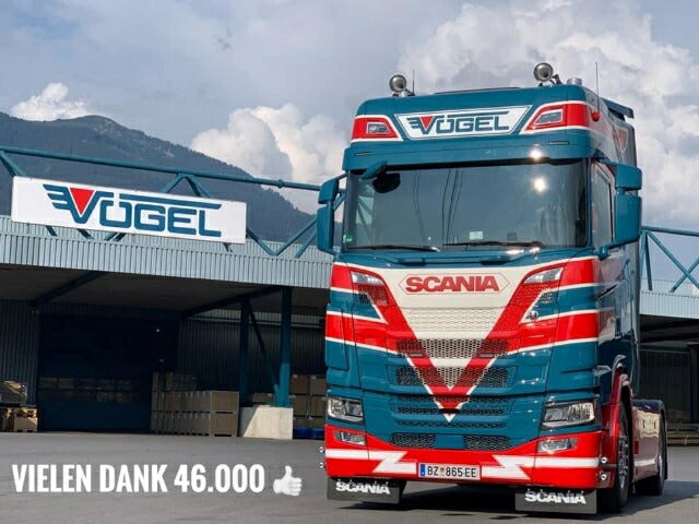 ギャラリービューアに画像をロードする, 【予約】2021年4-6月以降発売予定Vogel Scania Next Gen S-serie Highline met 3-assige schuifzeilen opleggerトラック /Tekno 建設機械模型 工事車両 1/50 ミニチュア