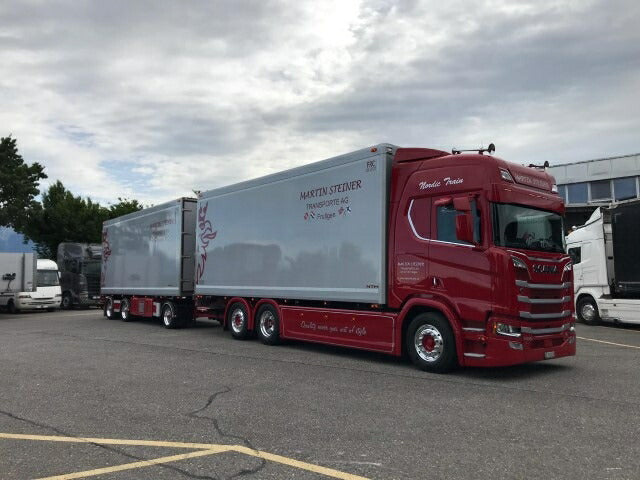 ギャラリービューアに画像をロードする, 【予約】2021年2月以降発売予定Steiner Martin Scania Next Gen S650 rigid truck 3軸トレーラー トラック/TEKNO 1/50 建設機械 模型ミニカー はたらく車 重機