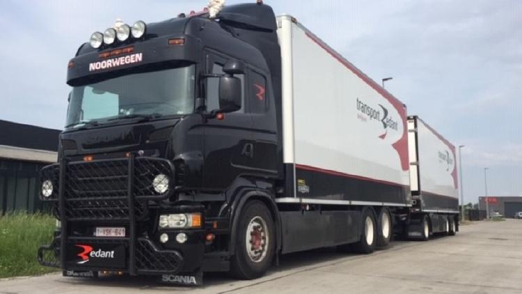 ギャラリービューアに画像をロードする, 【予約】8-10月以降発売予定Redant, Tom Scania R730 Highline motorwagen met 3-assige schamelaanhanger トラック トレーラー/Tekno 建設機械模型 工事車両 1/50 ミニチュア