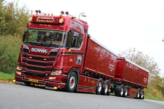 【予約】Soleen, Christian Scania Next Gen Highline motorwagen met resin bakopbouw トラック/TEKNO 建設機械模型 工事車両 1/50 ミニカー