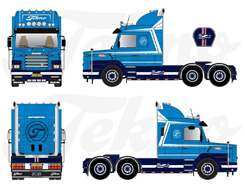 ギャラリービューアに画像をロードする, 【予約】10-12月以降発売予定Tekno Event 2021 Scania 3-serie Torpedo 6x2 トラック トラクタ/Tekno 建設機械模型 工事車両 1/50 ミニカー