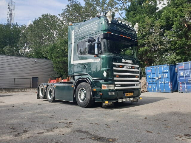 ギャラリービューアに画像をロードする, 【予約】8-10月以降発売予定Veen, Chris van Scania 4-serie Topline dubbellucht sleepas トラック トラクタ/Tekno 建設機械模型 工事車両 1/50 ミニチュア