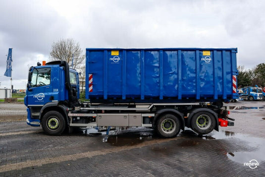 【予約】8-10月以降発売予定Renewi DAF CF410 dagcabine combinatie met haakarm afzet container  トラック/Tekno 建設機械模型 工事車両 1/50 ミニチュア