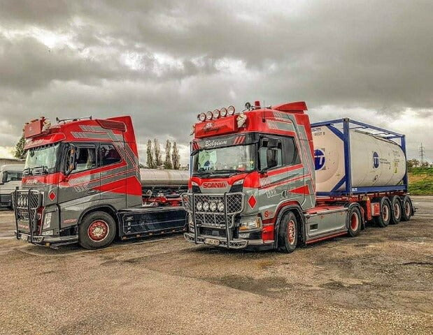 ギャラリービューアに画像をロードする, 【予約】10-12月以降発売予定SL Logistics Volvo FH04 Globetrotter 4x2 trekker トラック トラクタ/Tekno 建設機械模型 工事車両 1/50 ミニカー