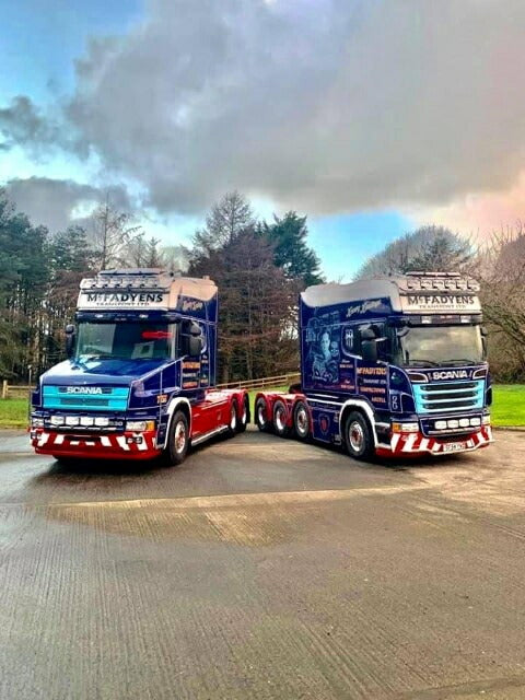 ギャラリービューアに画像をロードする, 【予約】4月以降発売予定Mc Fadyens Scania 4-serie Torpedo Topline 6x4 トラック トラクタヘッド /Tekno 建設機械模型 工事車両 1/50 ミニカー