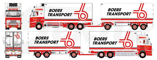 【予約】4月以降発売予定Boers Transport Volvo FH 16 Koelcombinatie トラック /Tekno 建設機械模型 工事車両 1/50 ミニカー