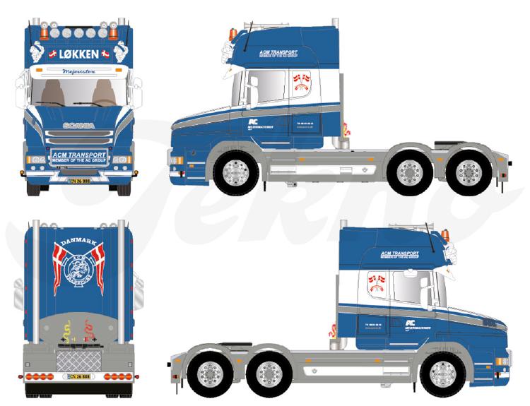 ギャラリービューアに画像をロードする, 【予約】4月以降発売予定Mejeri Maskiner AC Scania Torpedo 560 Topline 6x2 トラック トラクタヘッド /Tekno 建設機械模型 工事車両 1/50 ミニカー