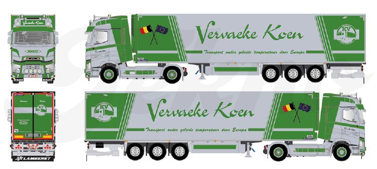 ギャラリービューアに画像をロードする, 【予約】4月以降発売予定Vervaeke Koen Renault T 4 x 2 trekker Koeloplegger トラック /Tekno 建設機械模型 工事車両 1/50 ミニカー