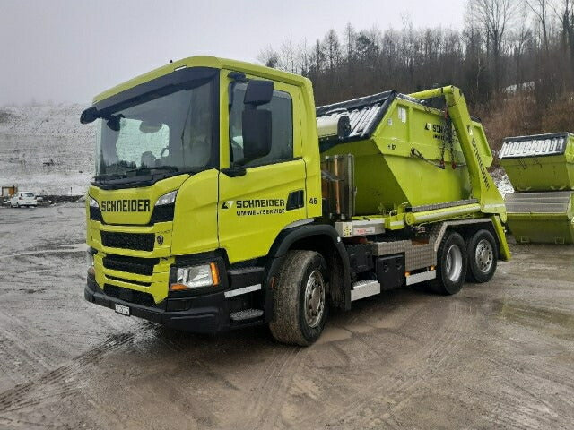 ギャラリービューアに画像をロードする, 【予約】4月以降発売予定Schneider Umweltservice Scania Next Gen G-serie halve slaapcabine portaalarm met resin container トラック /Tekno 建設機械模型 工事車両 1/50 ミニカー