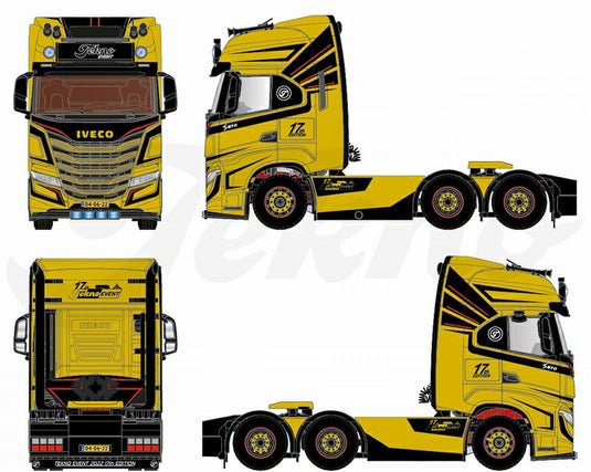 【予約】Tekno Event 2022 Iveco S-Way 6x2 Tekno Event 2022 トラック トラクタ/TEKNO 建設機械模型 工事車両 1/50 ミニカー