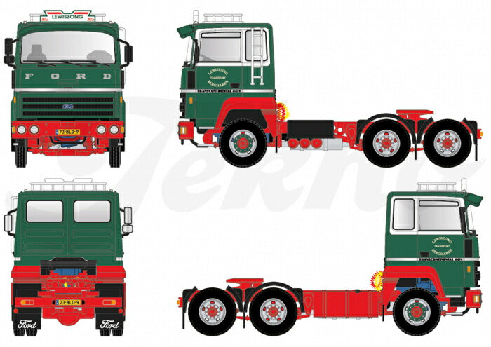 2023年発売予定Ford Transcontinental met klassieke koeloplegger トラック/建設機械模型 工事車両 TEKNO 1/50 ミニチュア 2023年発売予定Ford Transcontinental met klassieke koeloplegger