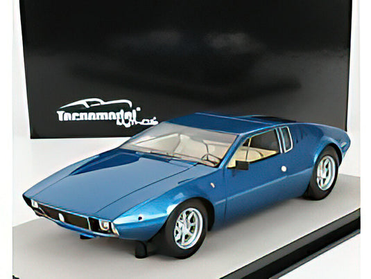 DE TOMASO - MANGUSTA 1971 - BLUE MET /TECNOMODEL 1/18 ミニカー