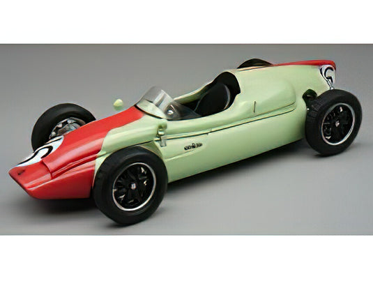 COOPER - F1 T51 N 16 MONACO GP 1960 CHRIS BISTROW - LIGHT GREEN RED /Tecno 1/18 ミニカー