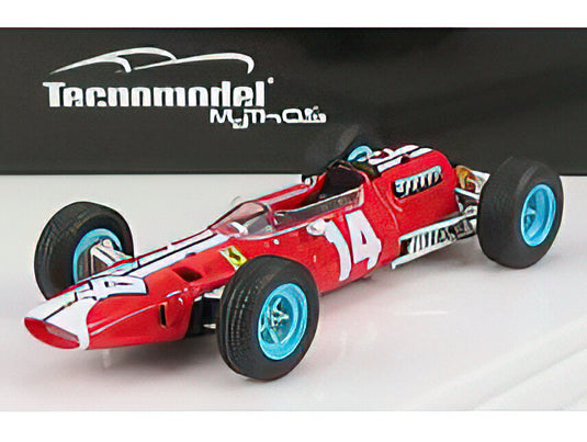 FERRARI - F1 512 TEAM NART N 14 USA GP 1965 P.RODRIGUEZ - RED /TECNOMODEL 1/43 ミニカー