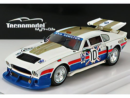 ASTON MARTIN - AM V8 N 10 6h SILVERSTONE 1980 R.HAMILTON - D.BELL - W.GREEN - WHITE RED BLUE /TECNOMODEL 1/43 ミニカー