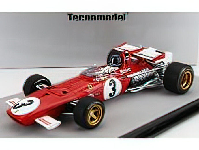 FERRARIフェラーリ F1 312B N 3 WINNER MEXICO GP (with pilot figure) 1970 JACKY ICKX - RED WHITE /Tecno 1/18ミニカー