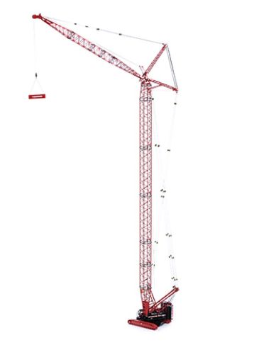 ギャラリービューアに画像をロードする, Mammoetマムート Kobelcoコベルコ CKE2500G クローラークレーン ジブ /TONKIN 1/50 建設機械模型 ミニカー