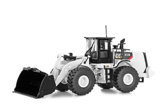 Cat 972K Wheel loader White ホイールローダー/TONKINトンキンレプリカ 建設機械模型 工事車両 1/50 ミニチュア