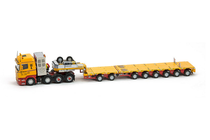 ギャラリービューアに画像をロードする, Wiesbauer SCANIAスカニア 8x4 - MCOPX 2+6トレーラー /Tonkin IMC 建設機械模型 工事車両 1/50 ミニチュア