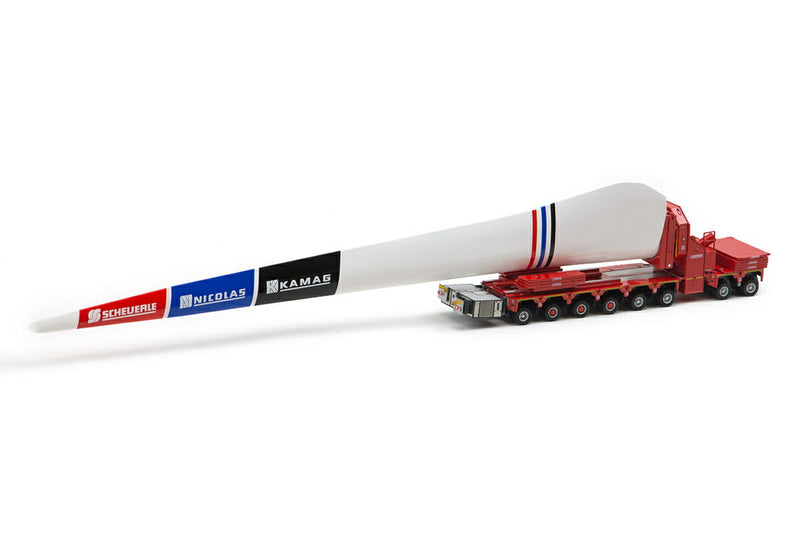 ギャラリービューアに画像をロードする, 【予約】10-12月以降発売予定TII Scheuerle Intercombi 2 + 6 + PB Windblade adapter Windmill wingトレーラー /Tonkin IMC 建設機械模型 工事車両 1/50 ミニチュア