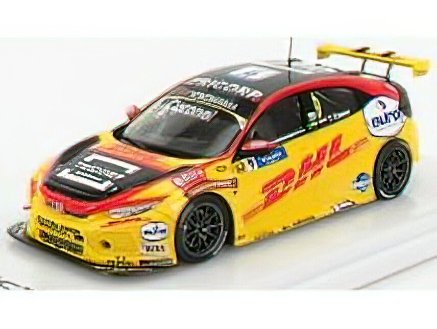 スパーク　1/43　ホンダ シビック タイプR WTCR マカオ2018 DHL スパーク 1/43 ホンダ シビック タイプR TCR 2018 WTCR マカオ