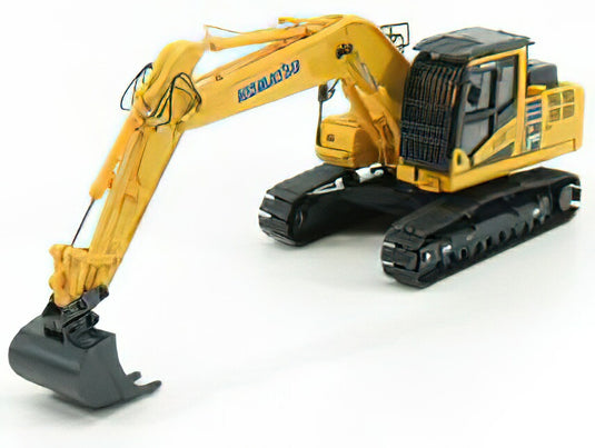 KOMATSUコマツ PC210LC HYBRID ESCAVATORE CINGOLATO - TRACTOR EXCAVATOR - YELLOW BLACK /Universal-Hobbies 1/50 建設機械模型ミニチュア