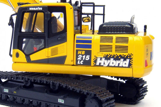 Komatsuコマツ HB 215LC-2 Hybrid Tracked Excavator油圧ショベル UniversalHobbiesユニバーサルホビー 建設機械模型 工事車両 1/50 ミニチュア