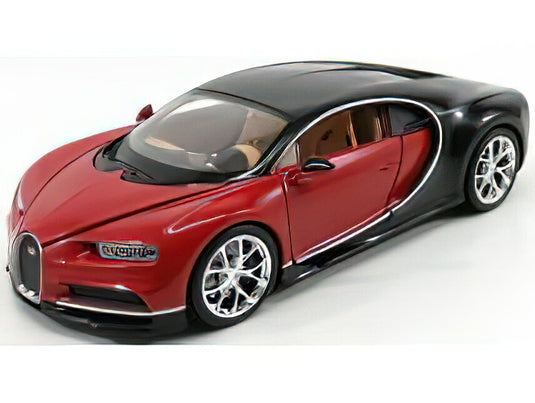 【予約】BUGATTI CHIRON LE PATRON 2016 イタリアンレッド/ノクターンブラック/ WELLY 1/24 ミニカー