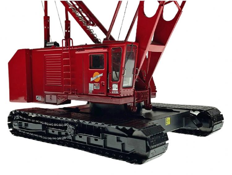 ギャラリービューアに画像をロードする, Manitowocマニトワック 4100 Series 2 Red クローラークレーン /Weiss 建設機械模型 工事車両 1/50 ミニカー