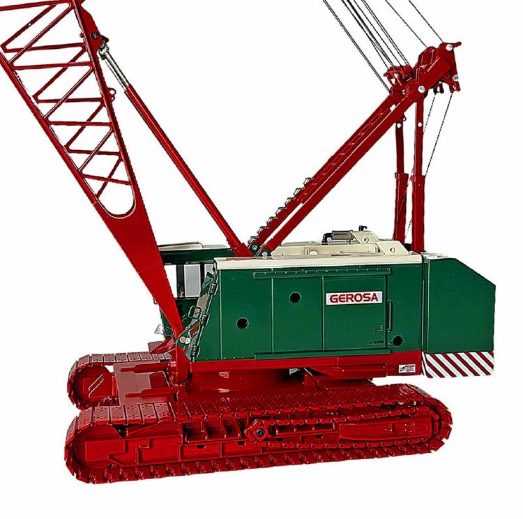 ギャラリービューアに画像をロードする, Manitowocマニトワック 4100 Gerosa クローラークレーン /Weiss 建設機械模型 工事車両 1/50 ミニカー