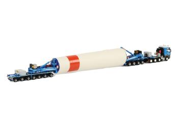 ギャラリービューアに画像をロードする, Felbermayr MAN TGX XXL Mega Windmill トレーラー4軸 + 7軸 /WSIダブリューエスアイ 3405215 1/50 重機
