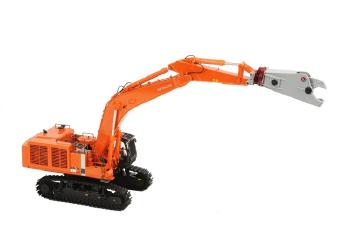 日立 ZX870 バックホウ 油圧ショベル ユンボ Scissor attachment 500台限定 /WSIダブリューエスアイ 04-1035 1/50 重機
