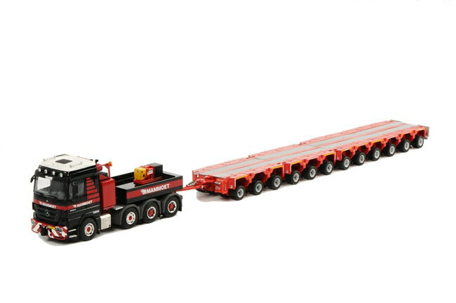 ギャラリービューアに画像をロードする, Mammoetマムート メルセデス アクトロス トレーラー 8x4 4165 SLT Mega Space Scheuerle Intercombi /WSIダブリューエスアイ 410043 1/50 重機