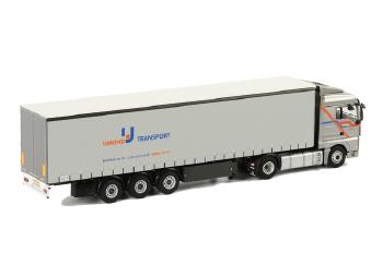 ギャラリービューアに画像をロードする, IJmond Transport MAN TGX XLX カーテンサイダー トレーラー 3軸 /WSIダブリューエスアイ 1/50 10264