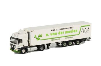 ギャラリービューアに画像をロードする, van der Meulen Transport DAF CF 85 Space Cab リーファートレーラー Thermoking 3軸 /WSIダブリューエスアイ 1/50 10173